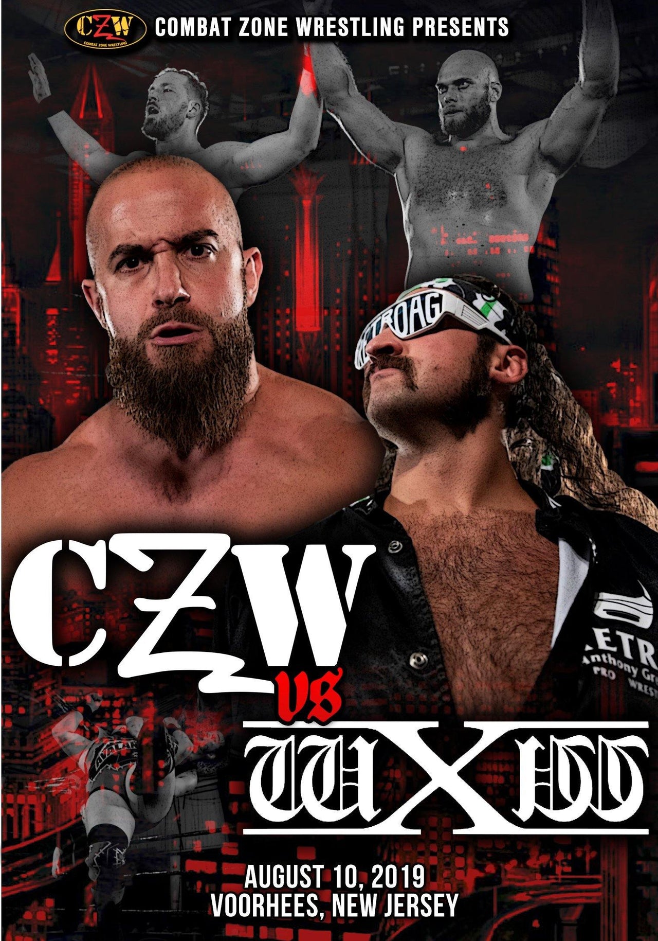 Buy Now – CZW "CZW vs. WXW" 08/10/2019 DVD – Wrestler & Wrestling Merch – Bottom Line