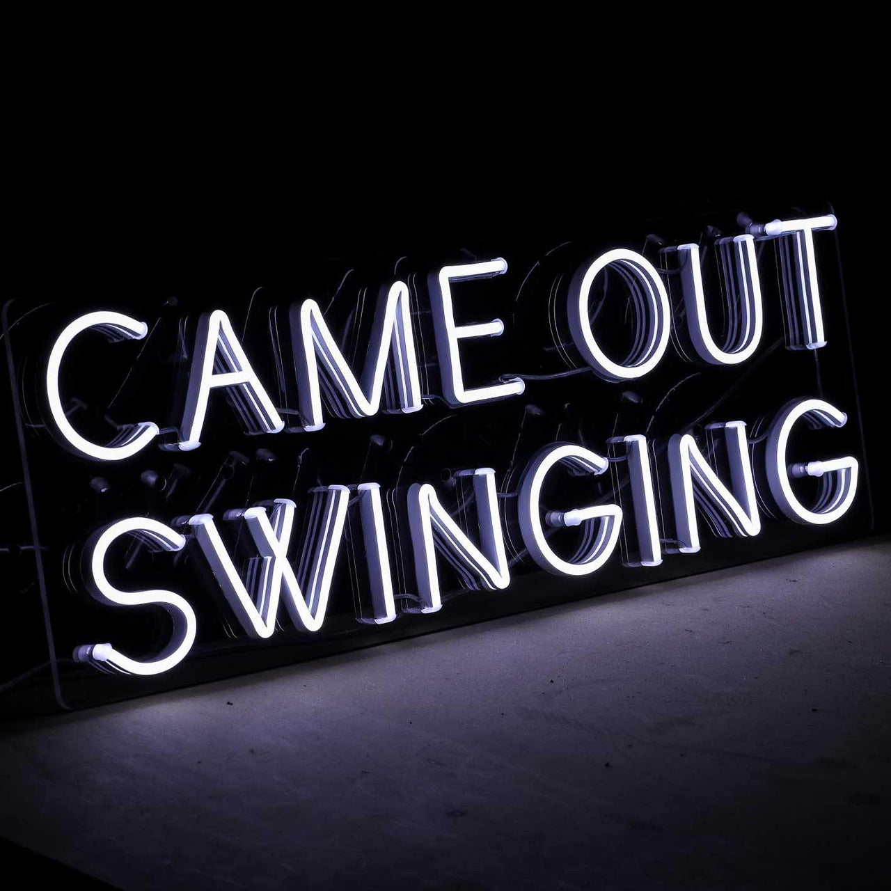 Buy – Came Out Swinging LED Neon Sign – The Wonder Years