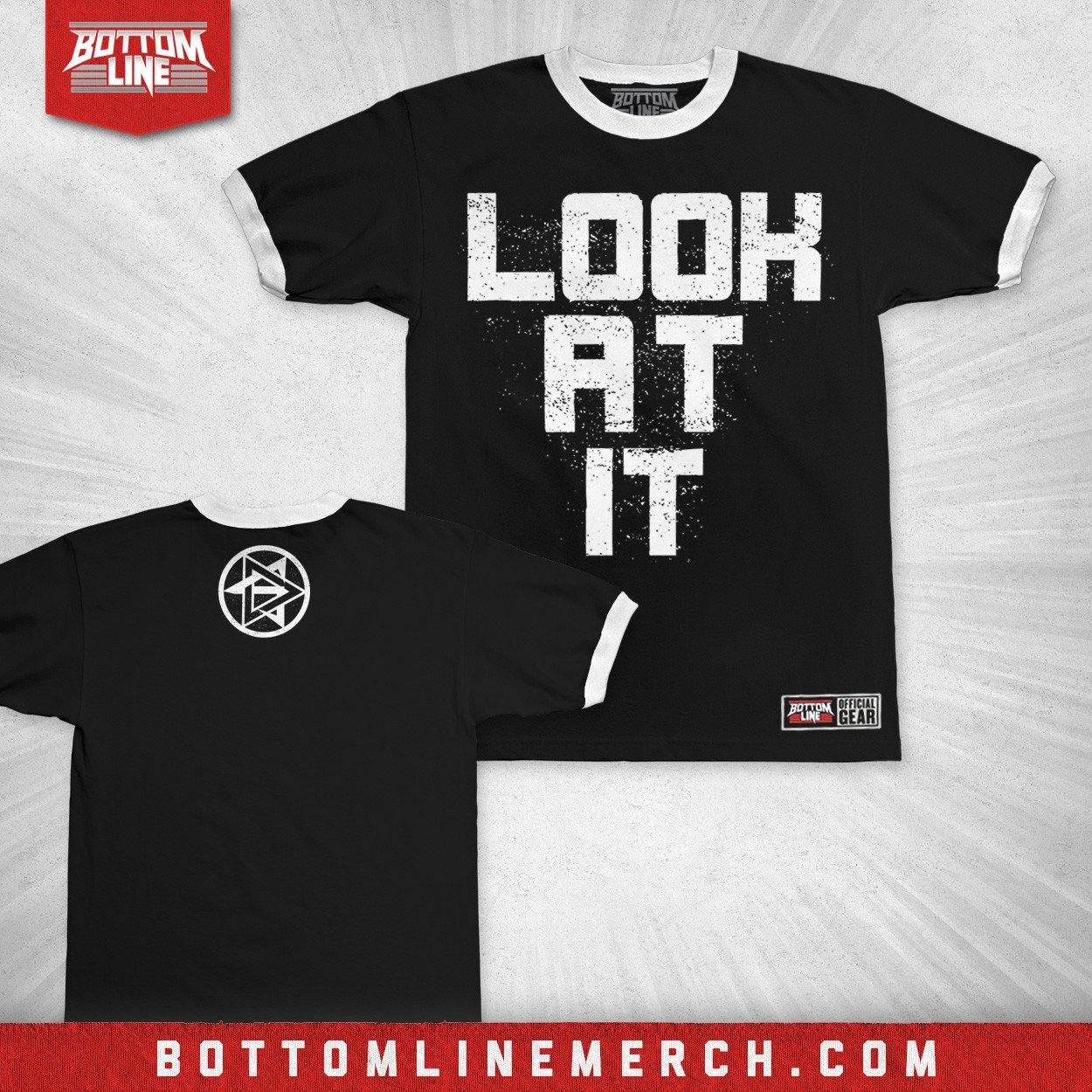 Buy Now – David Starr "Look At It" Black Ringer – Wrestler & Wrestling Merch – Bottom Line