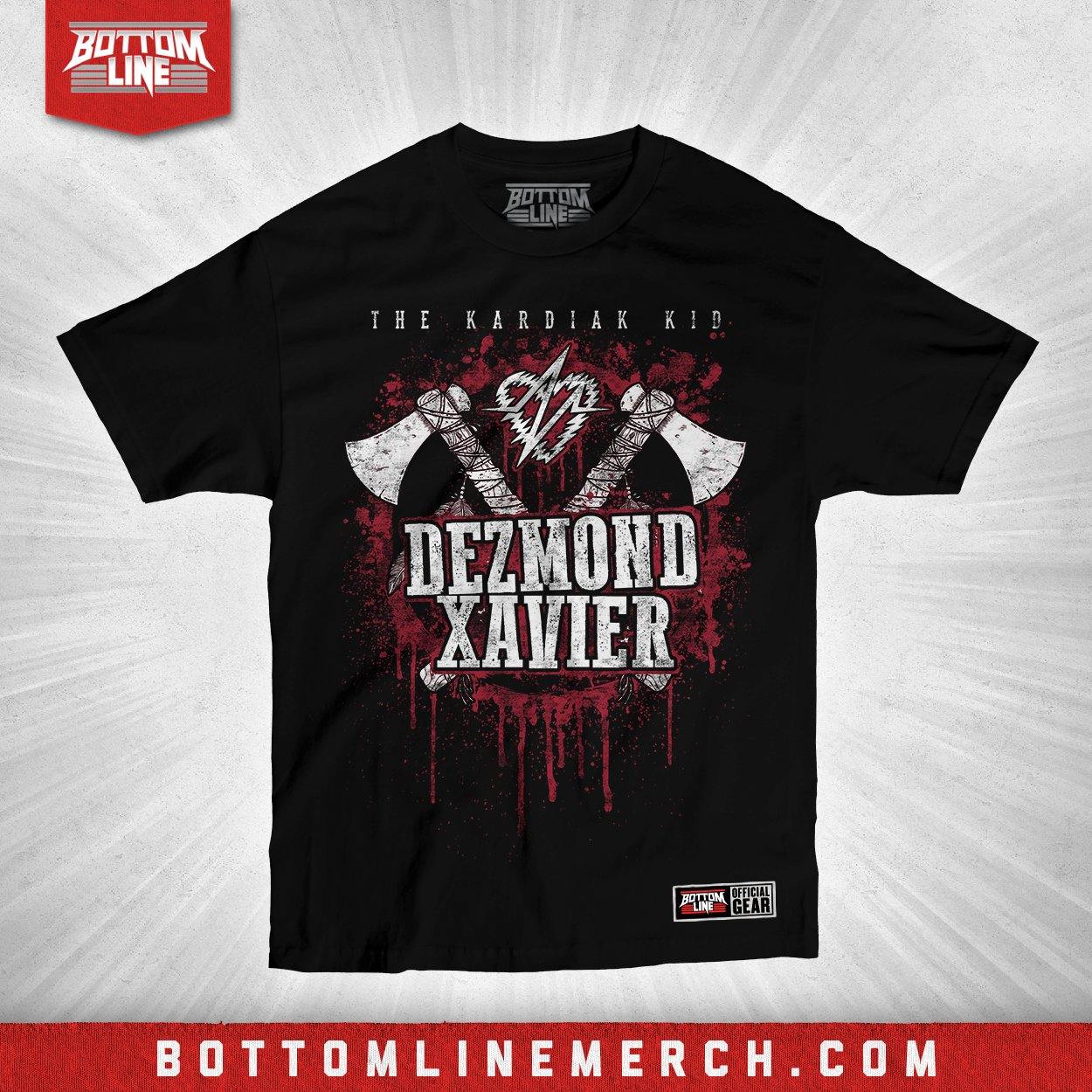 Buy Now – Dezmond Xavier "Hatchet" Shirt – Wrestler & Wrestling Merch – Bottom Line