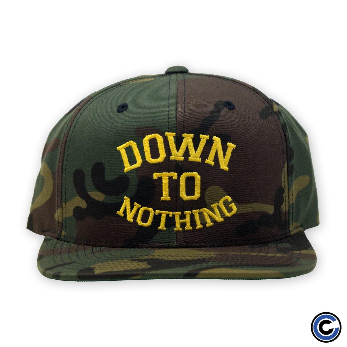 Buy – Down To Nothing "Arched Text" Snapback – Band & Music Merch – Cold Cuts Merch
