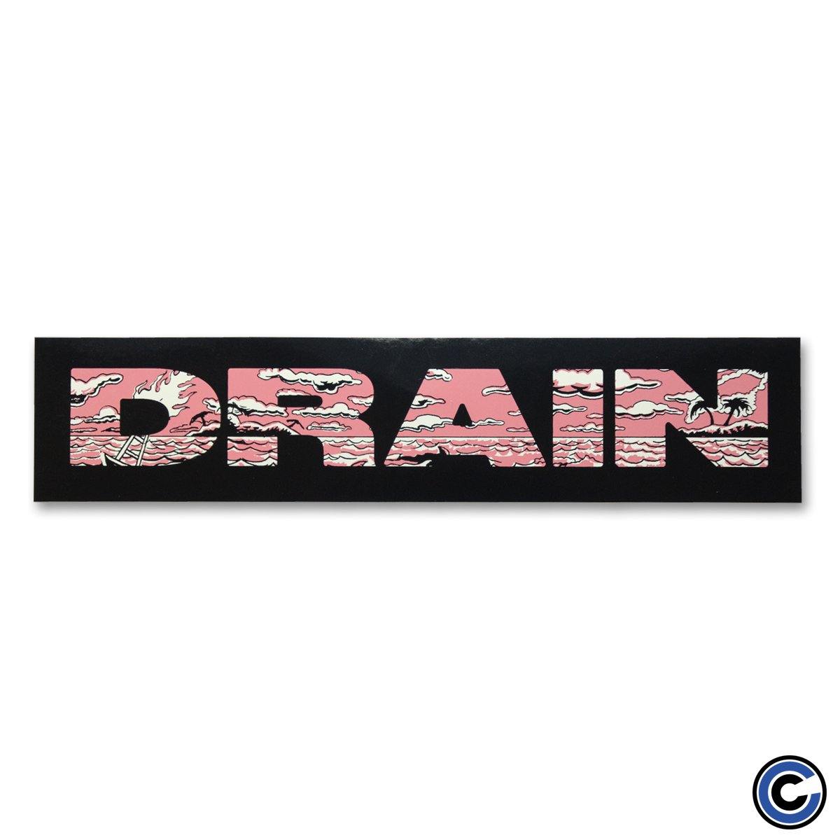 Buy – Drain "Logo" Sticker – Band & Music Merch – Cold Cuts Merch
