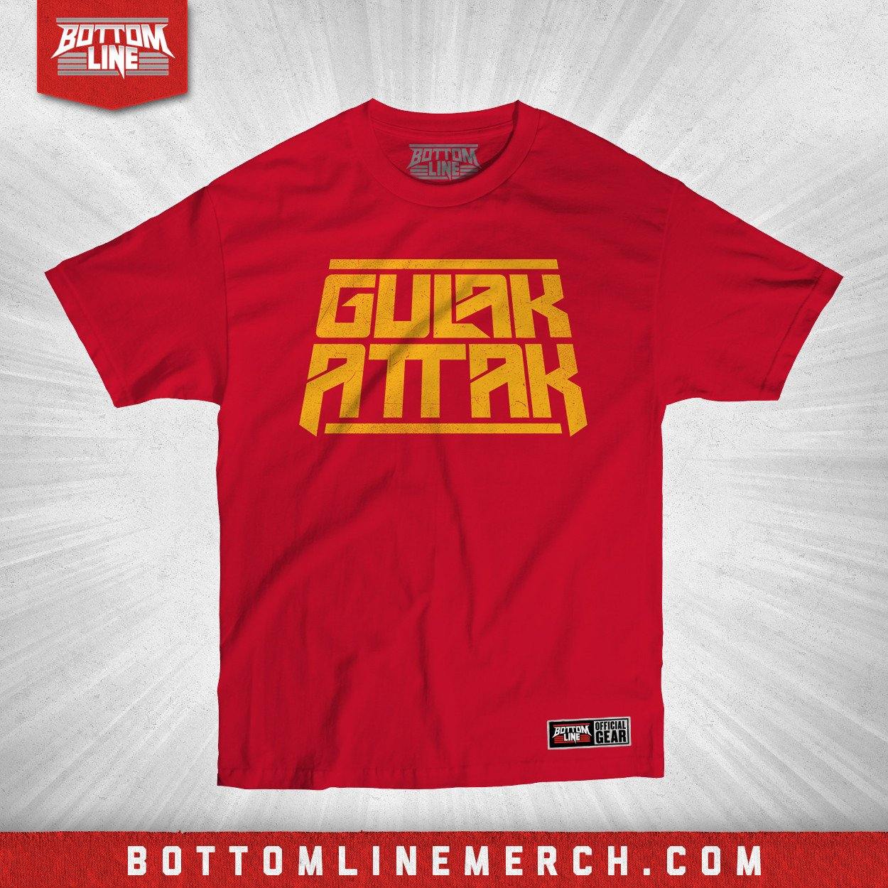 Buy Now – Drew Gulak "Attak Stack" Shirt – Wrestler & Wrestling Merch – Bottom Line