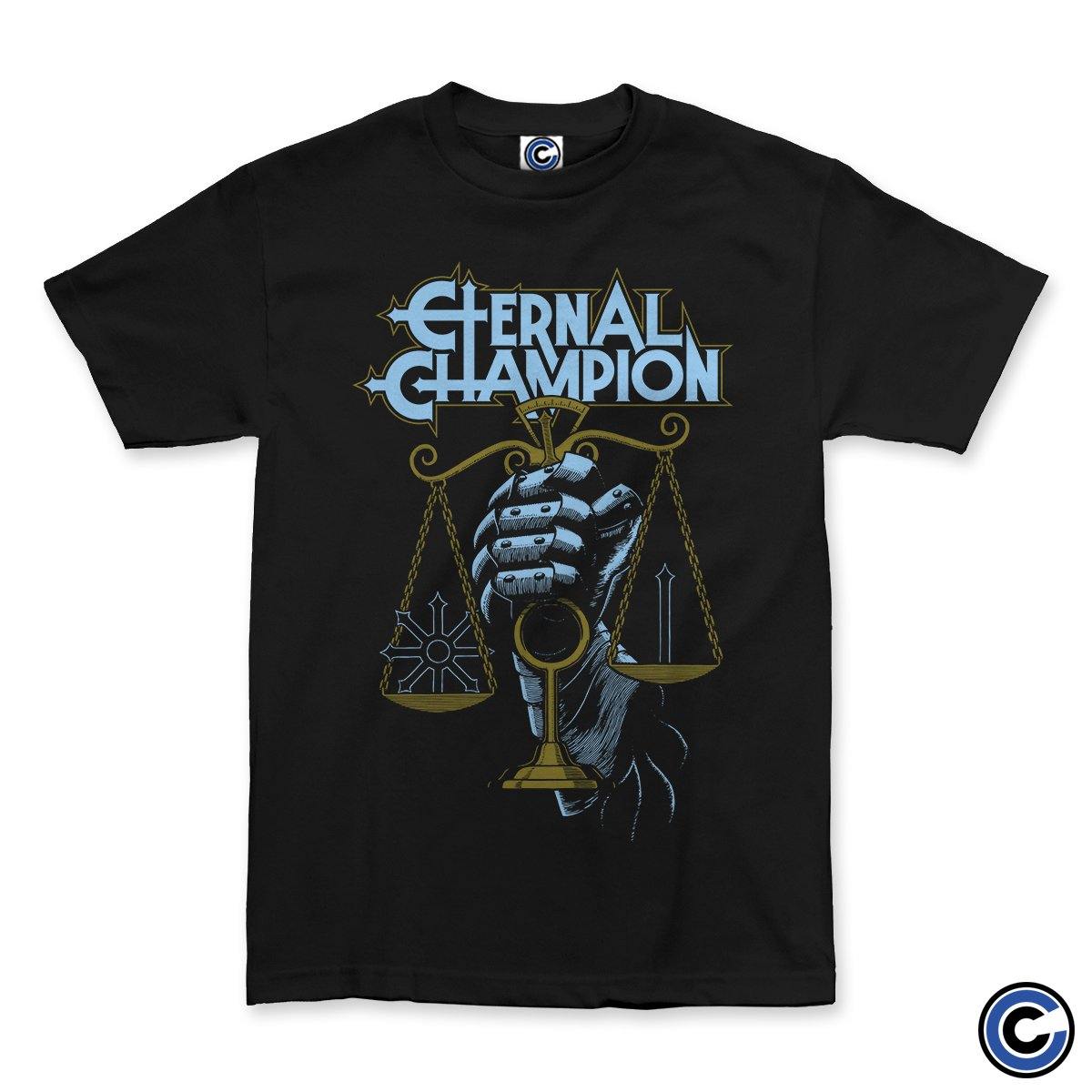 Buy – Eternal Champion "Cosmic Balance" Shirt – Band & Music Merch – Cold Cuts Merch