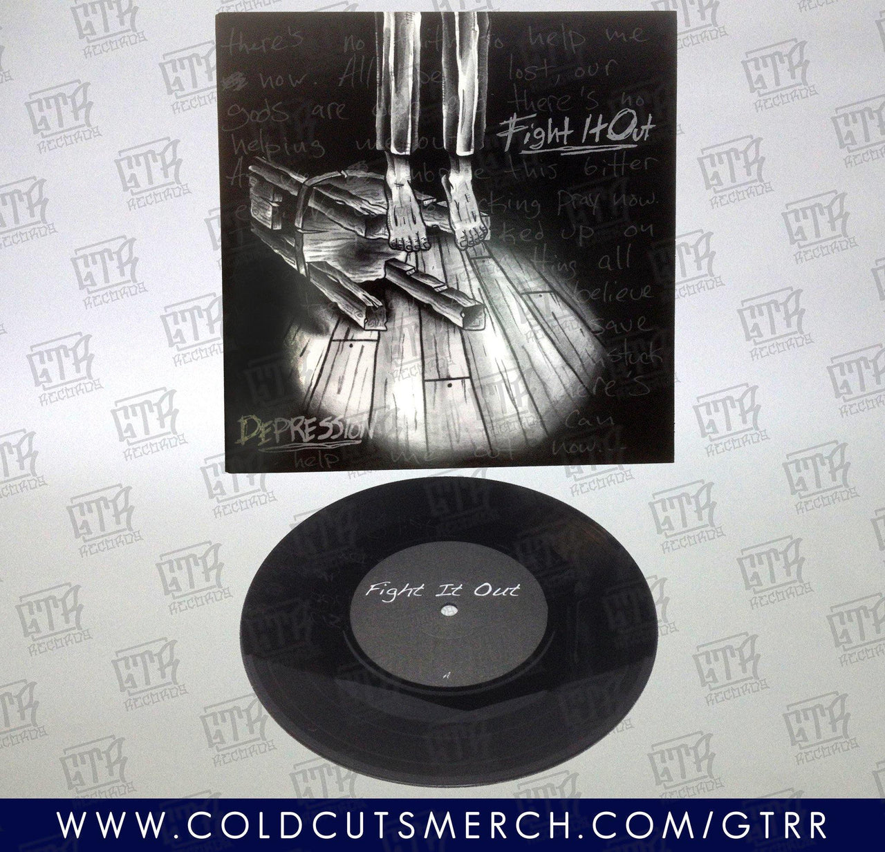 Buy – Fight It Out "Depression" 7" – Band & Music Merch – Cold Cuts Merch
