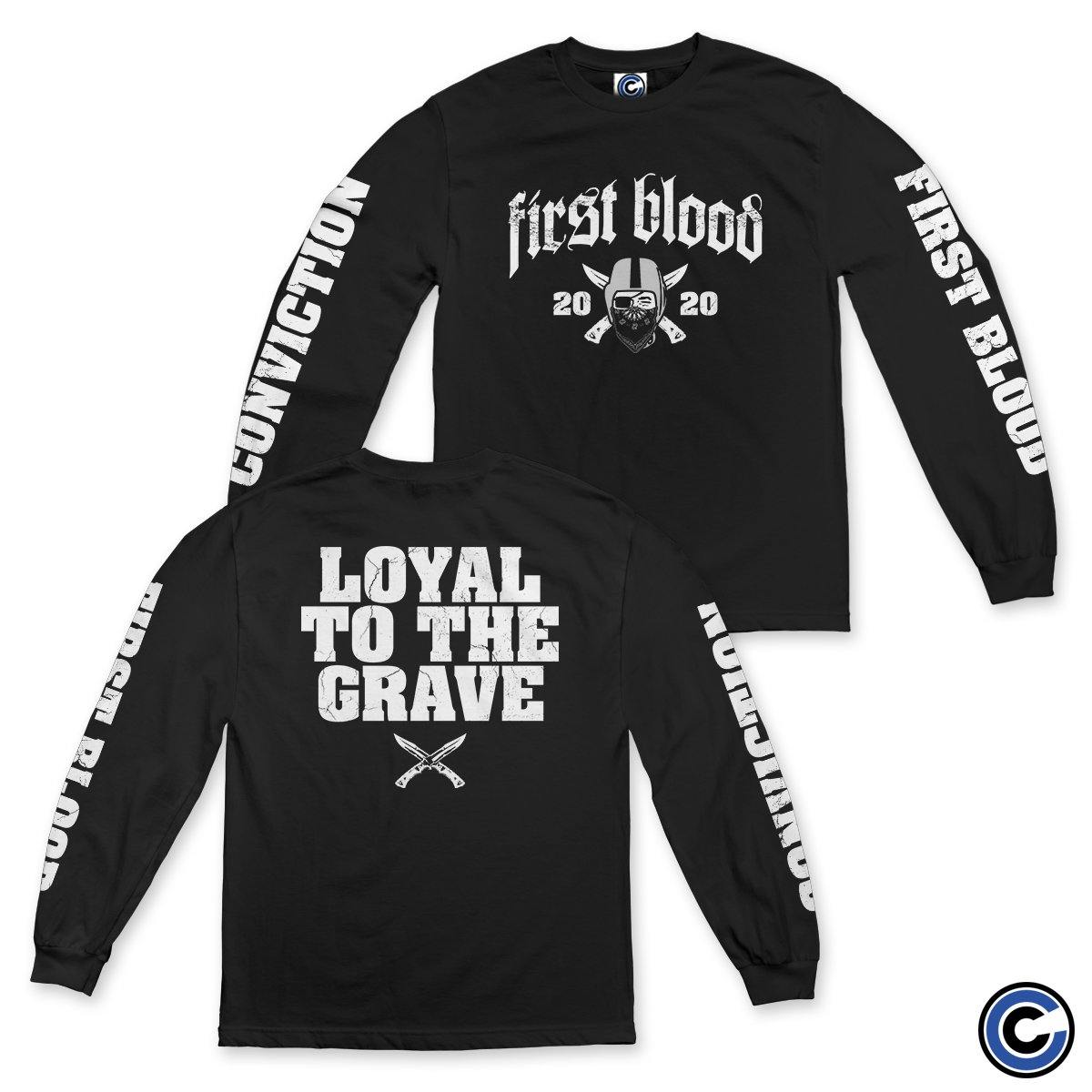 Buy – First Blood "Grave" Long Sleeve – Band & Music Merch – Cold Cuts Merch