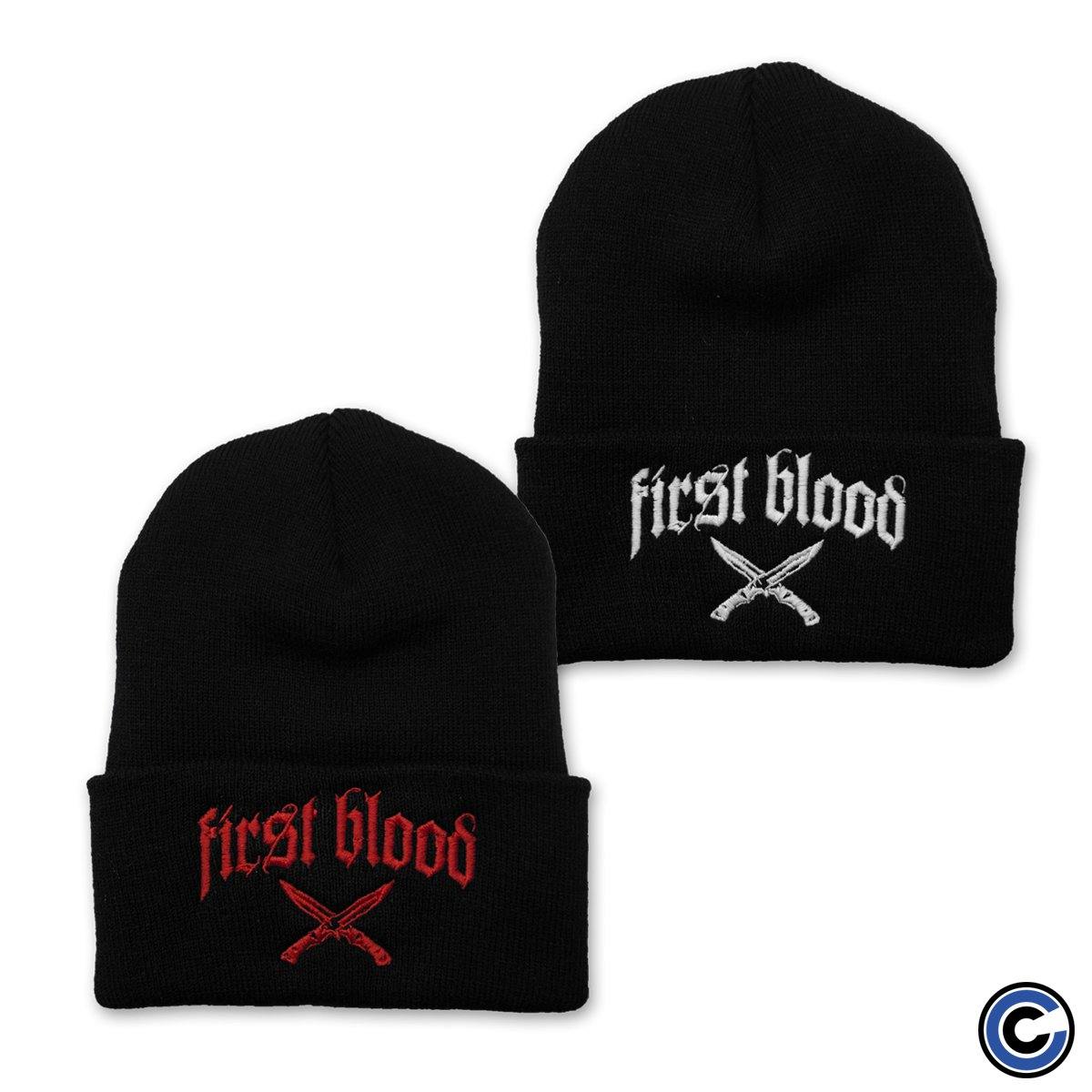 Buy – First Blood "Knives" Beanie – Band & Music Merch – Cold Cuts Merch