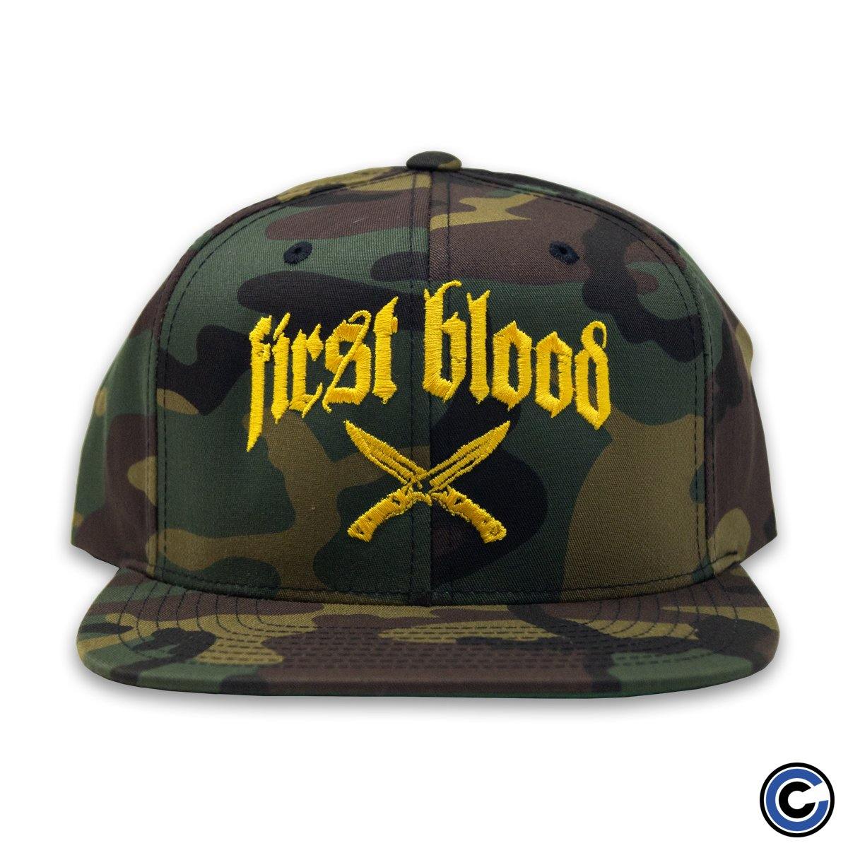 Buy – First Blood "Knives" Snapback – Band & Music Merch – Cold Cuts Merch