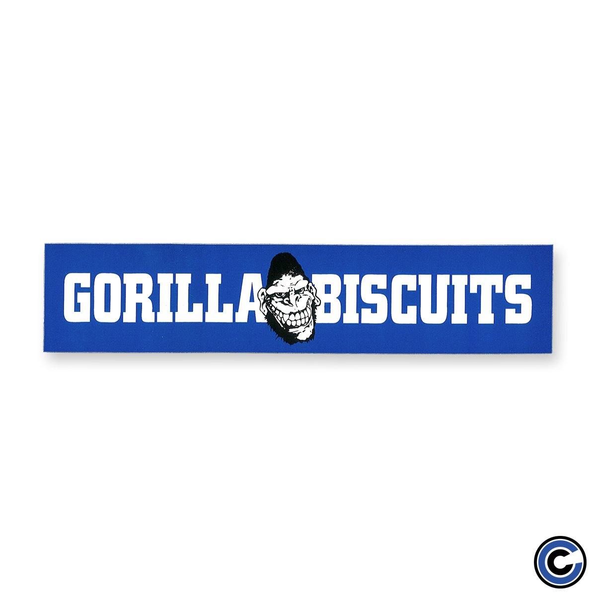 Buy – Gorilla Biscuits "Blue Rectangle" Sticker – Band & Music Merch – Cold Cuts Merch