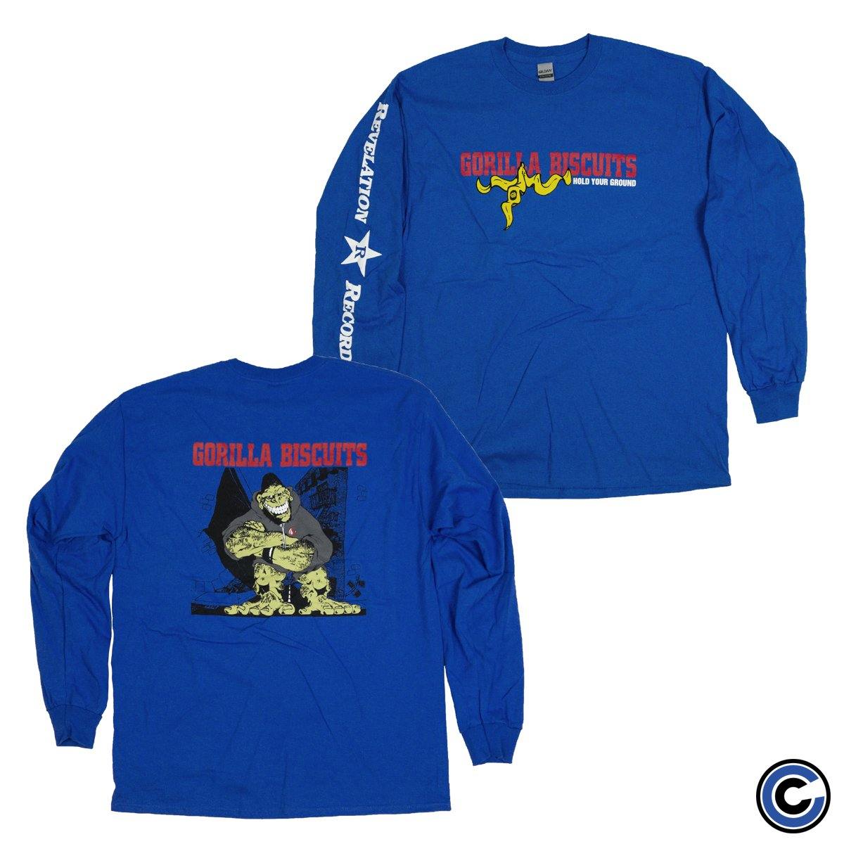 Buy – Gorilla Biscuits "Hold Your Ground" Long Sleeve – Band & Music Merch – Cold Cuts Merch
