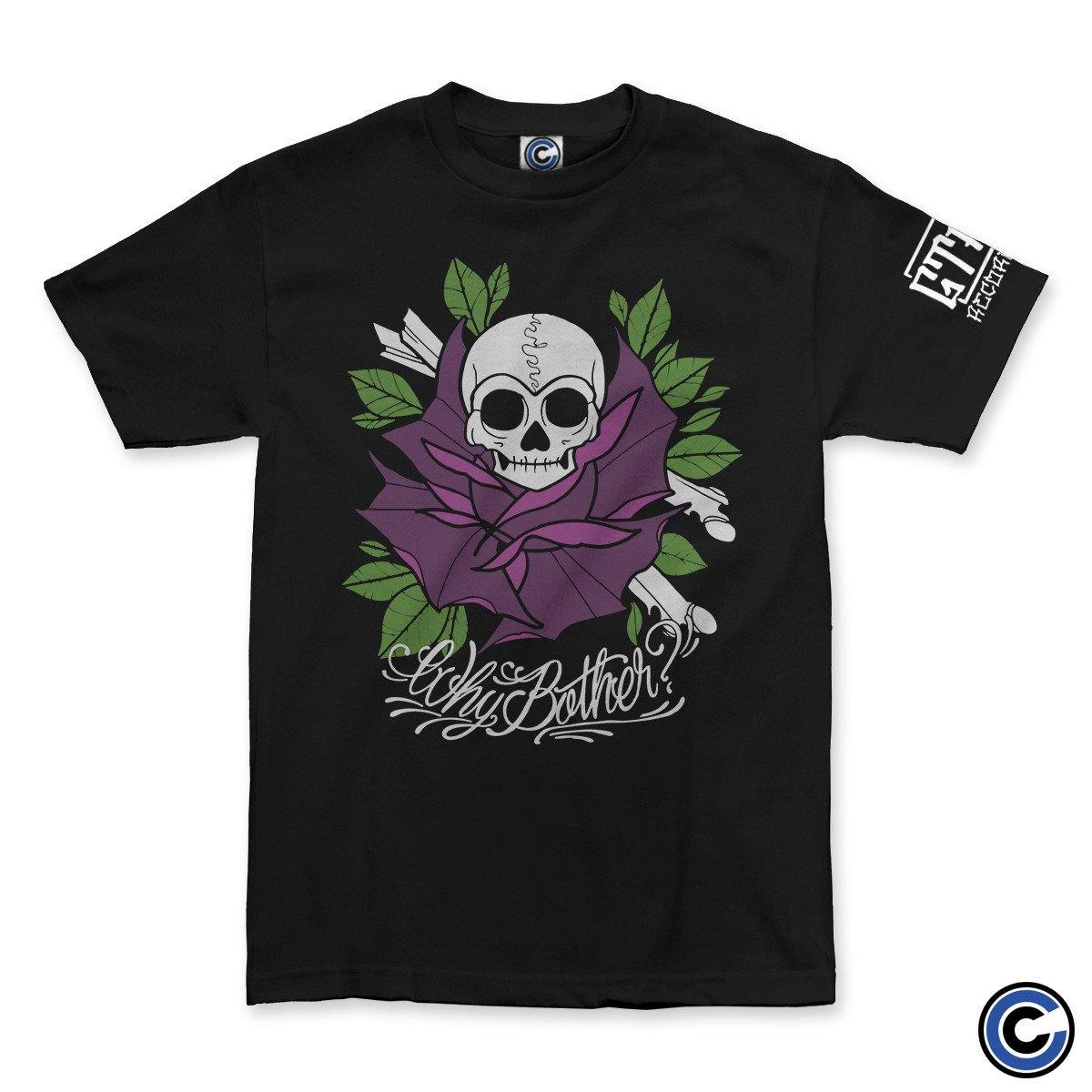 Buy – Why Bother? "Skull Rose" Black Shirt – Band & Music Merch – Cold Cuts Merch
