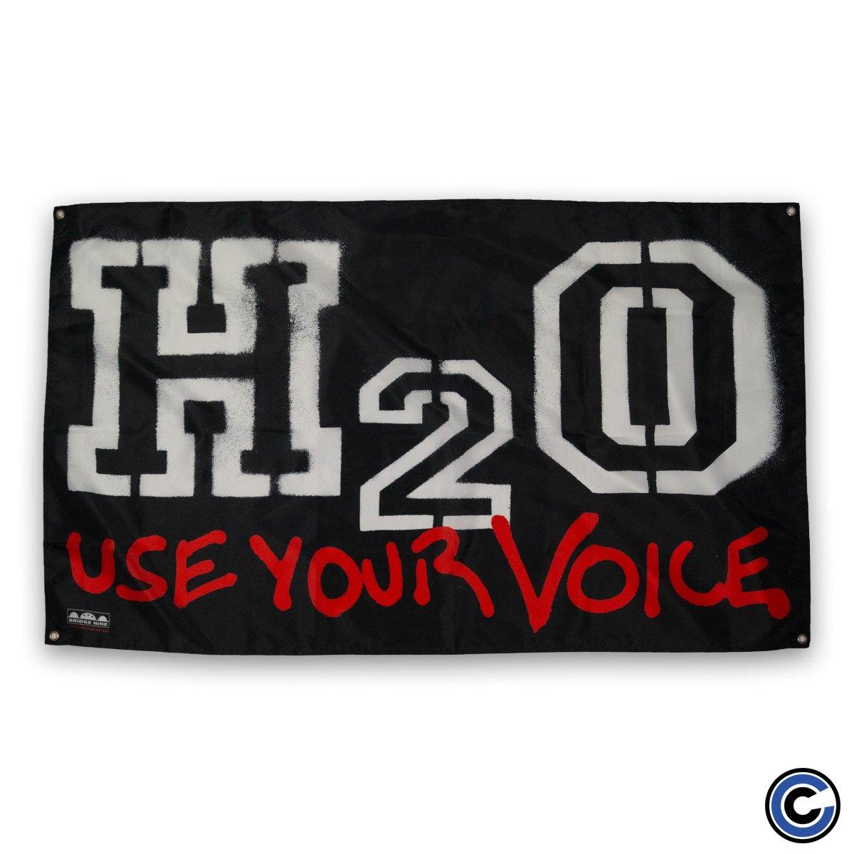 Buy – H2O "Use Your Voice" Flag – Band & Music Merch – Cold Cuts Merch