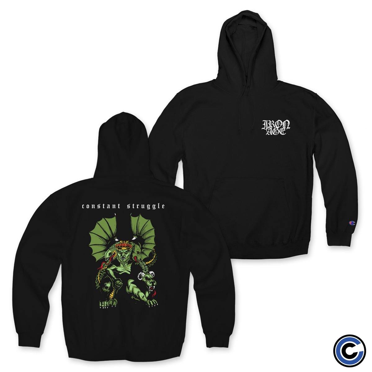 Buy – Iron Age "Constant Struggle" Hoodie – Band & Music Merch – Cold Cuts Merch