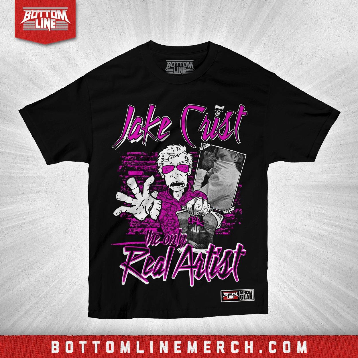 Buy Now – Jake Crist "Real Artist" Shirt – Wrestler & Wrestling Merch – Bottom Line