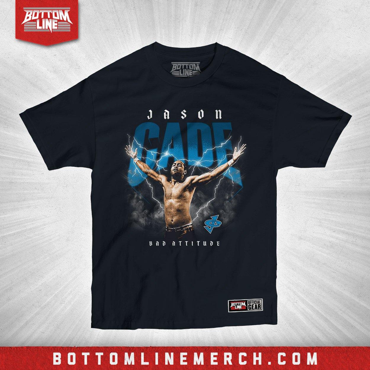 Buy Now – Jason Cade "Lightning" Shirt – Wrestler & Wrestling Merch – Bottom Line