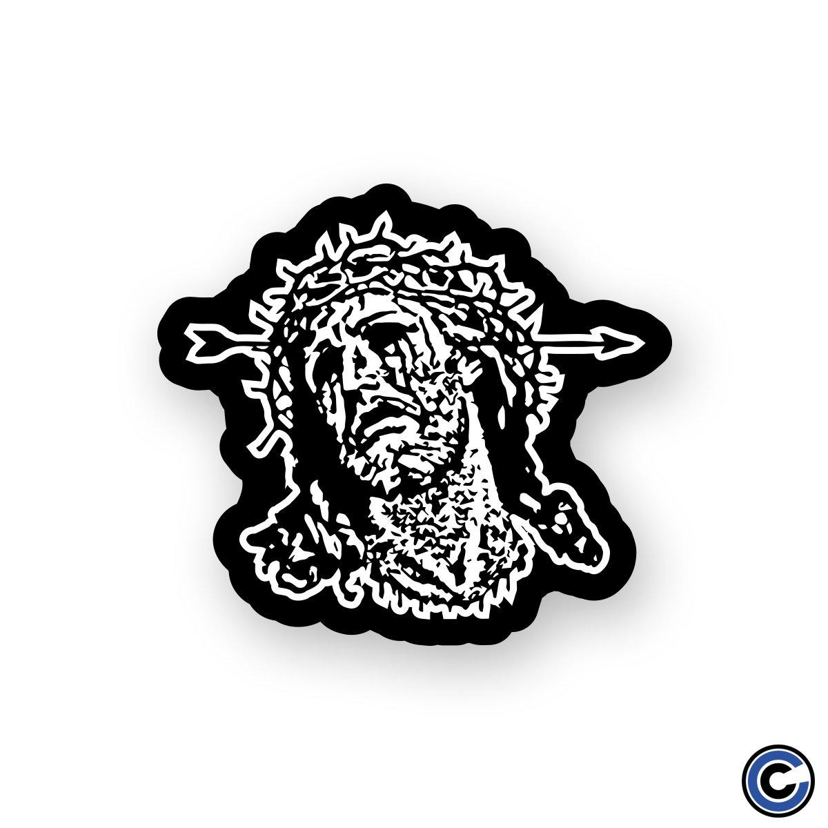 Buy – Jesus Piece "Jesus Head" Sticker – Band & Music Merch – Cold Cuts Merch