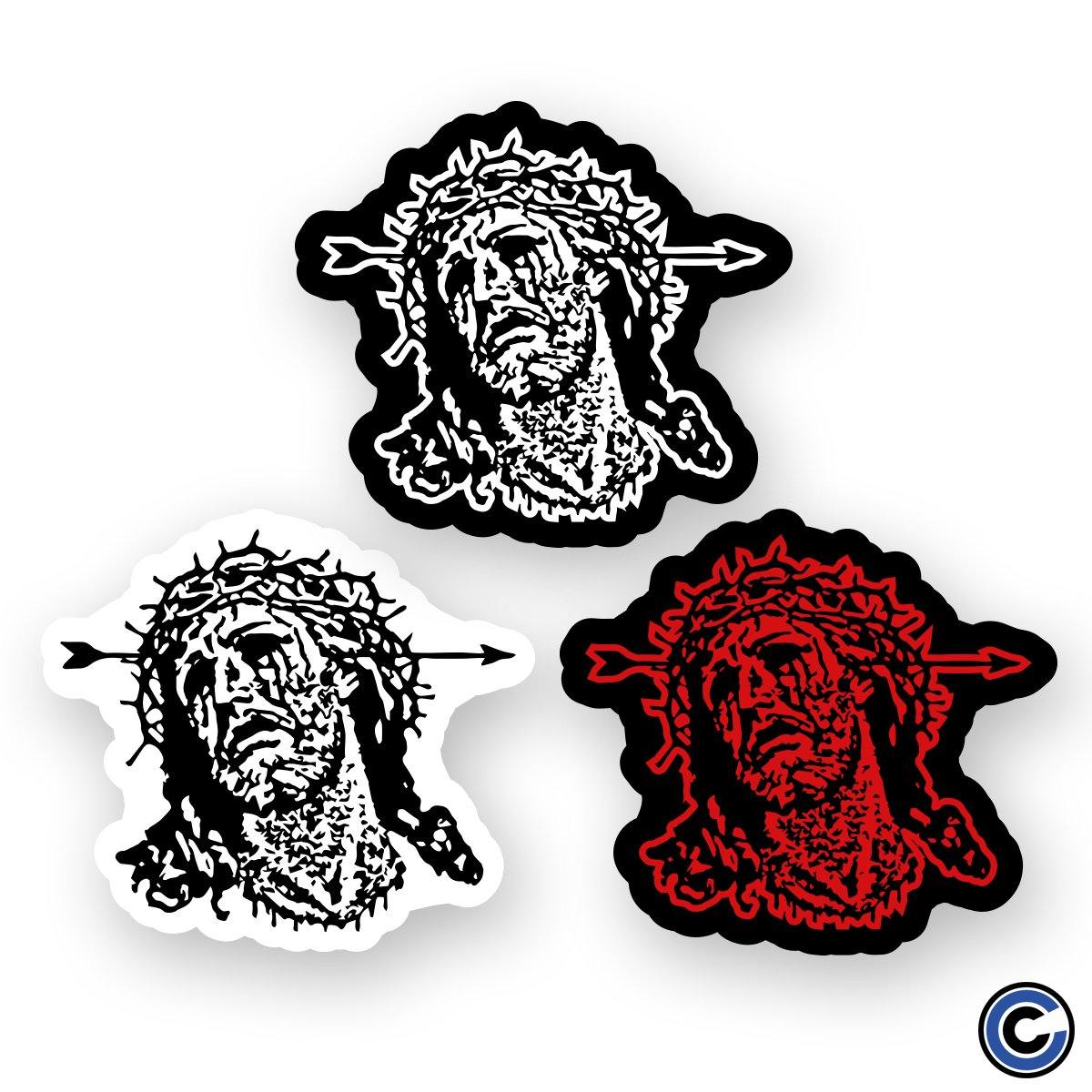 Buy – Jesus Piece "Jesus Head" Sticker – Band & Music Merch – Cold Cuts Merch