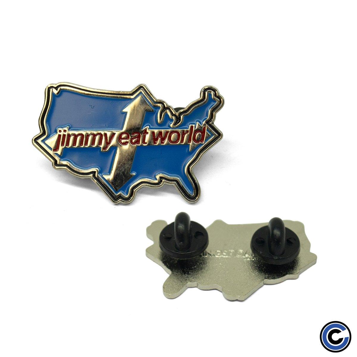 Buy – Jimmy Eat World "Across America" Enamel Pin – Band & Music Merch – Cold Cuts Merch