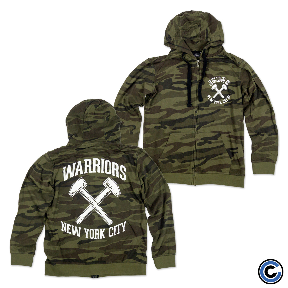 Judge "Warriors" Zip Up Hoodie