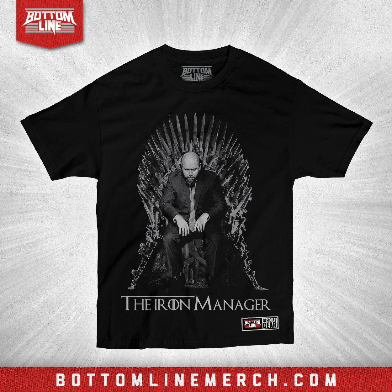 Buy Now – OI4K "Iron Manager" Shirt – Wrestler & Wrestling Merch – Bottom Line