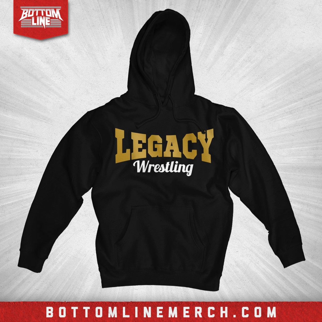 Buy Now – Legacy Wrestling "Warped" Hoodie – Wrestler & Wrestling Merch – Bottom Line