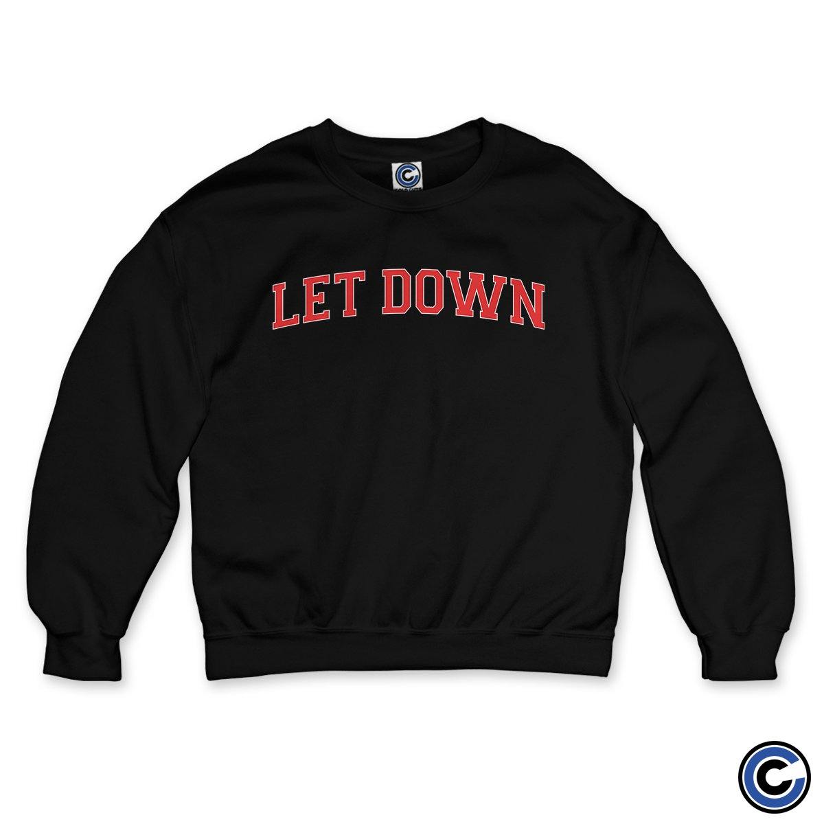 Buy – Let Down "Varsity" Crewneck – Band & Music Merch – Cold Cuts Merch