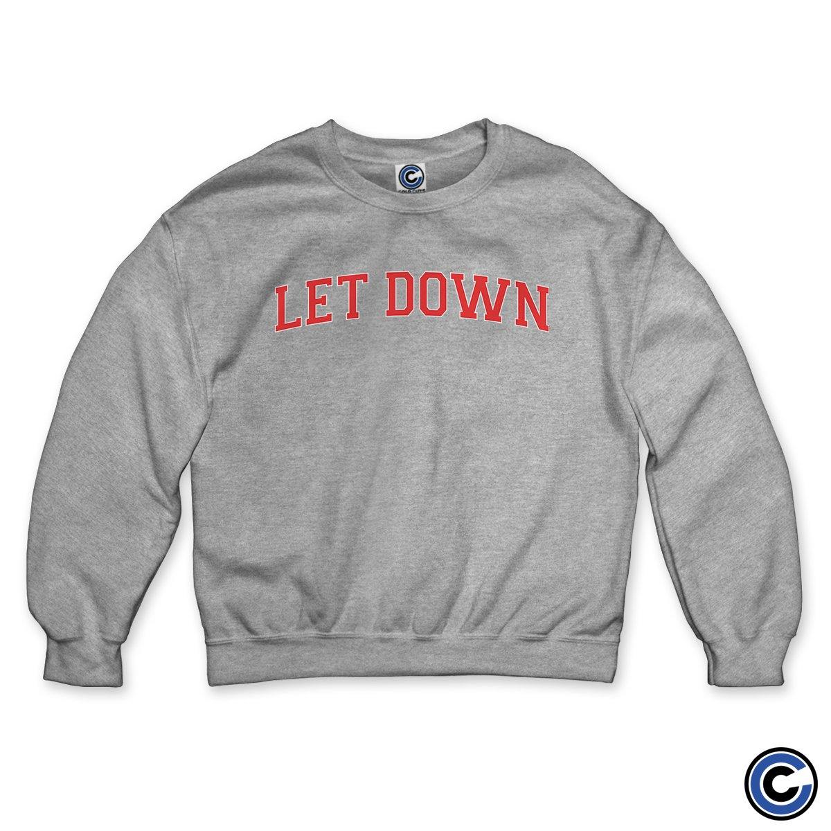 Buy – Let Down "Varsity" Crewneck – Band & Music Merch – Cold Cuts Merch