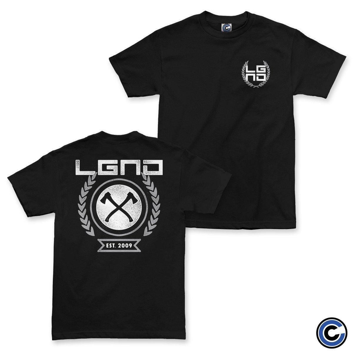 Buy – LGND "Axes" Shirt – Band & Music Merch – Cold Cuts Merch