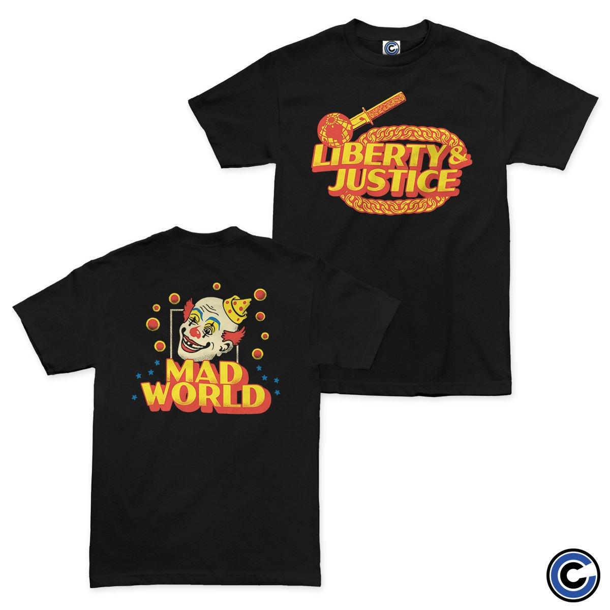 Buy – Liberty And Justice "Mad World" Shirt – Band & Music Merch – Cold Cuts Merch