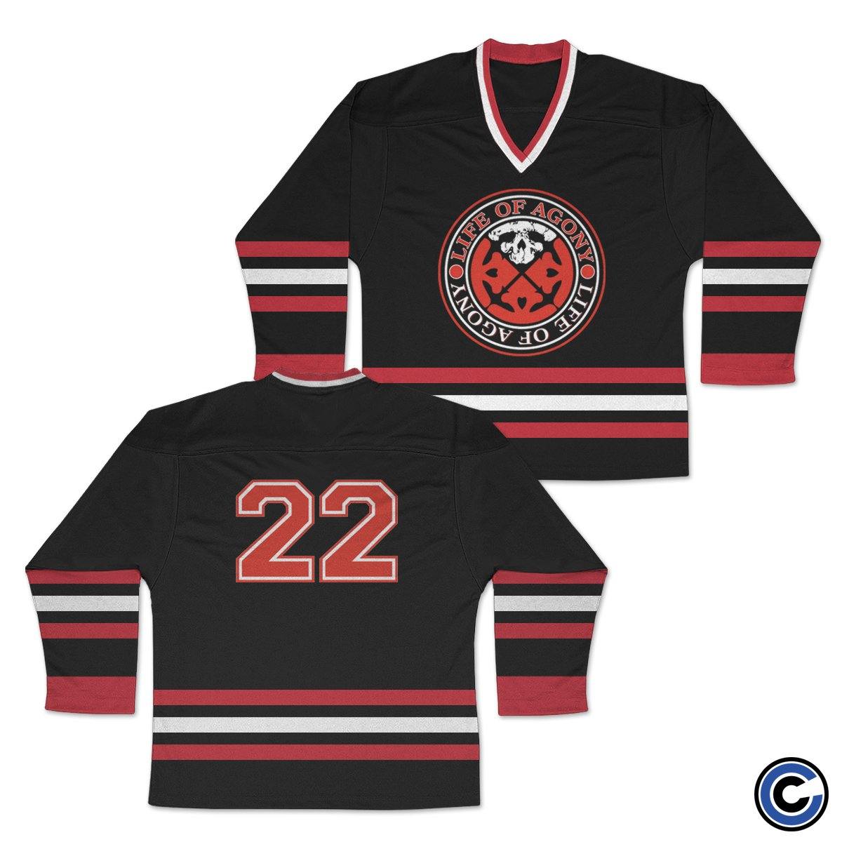 Buy – Life of Agony "22" Hockey Jersey – Band & Music Merch – Cold Cuts Merch