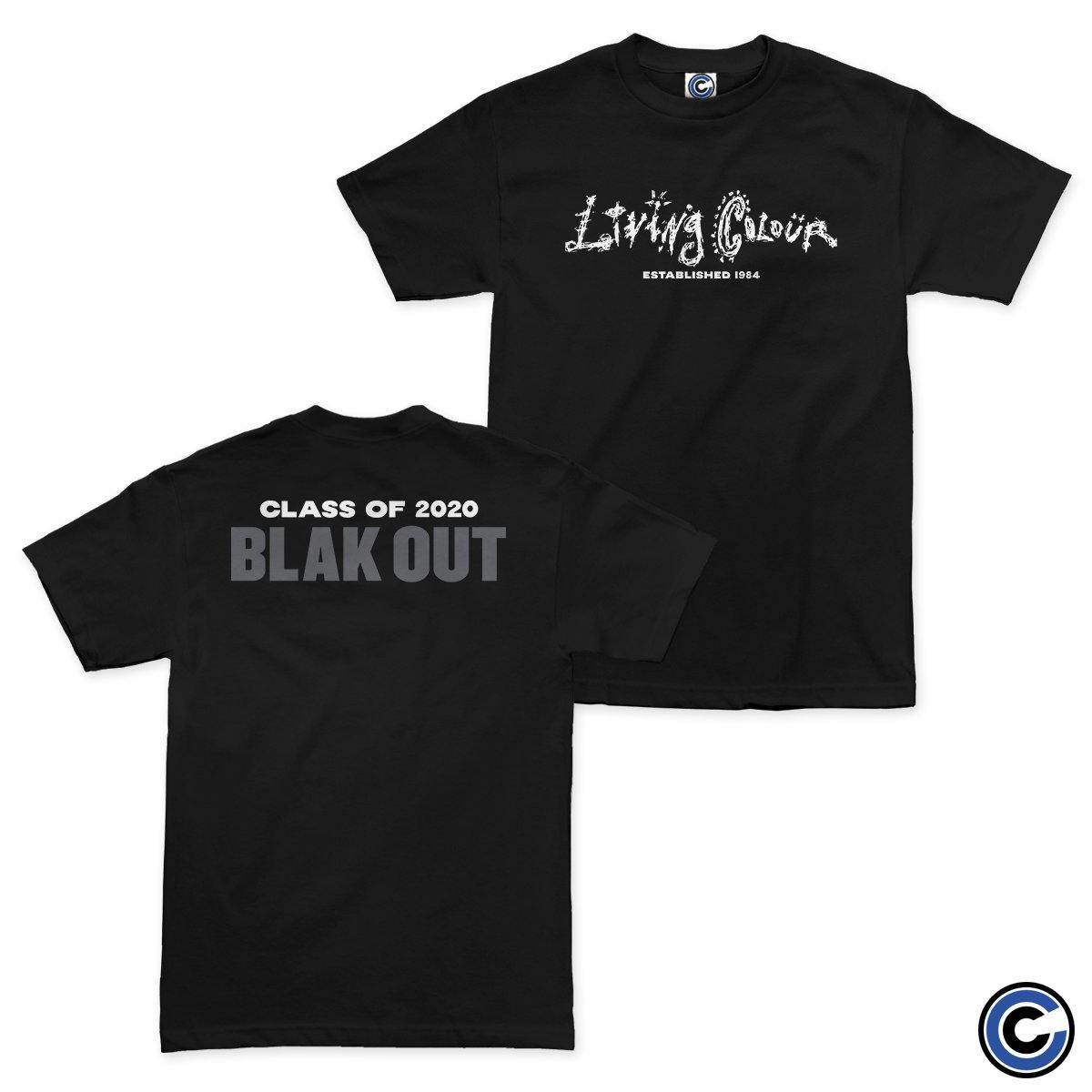 Buy – Living Colour "Blak Out" Shirt – Band & Music Merch – Cold Cuts Merch