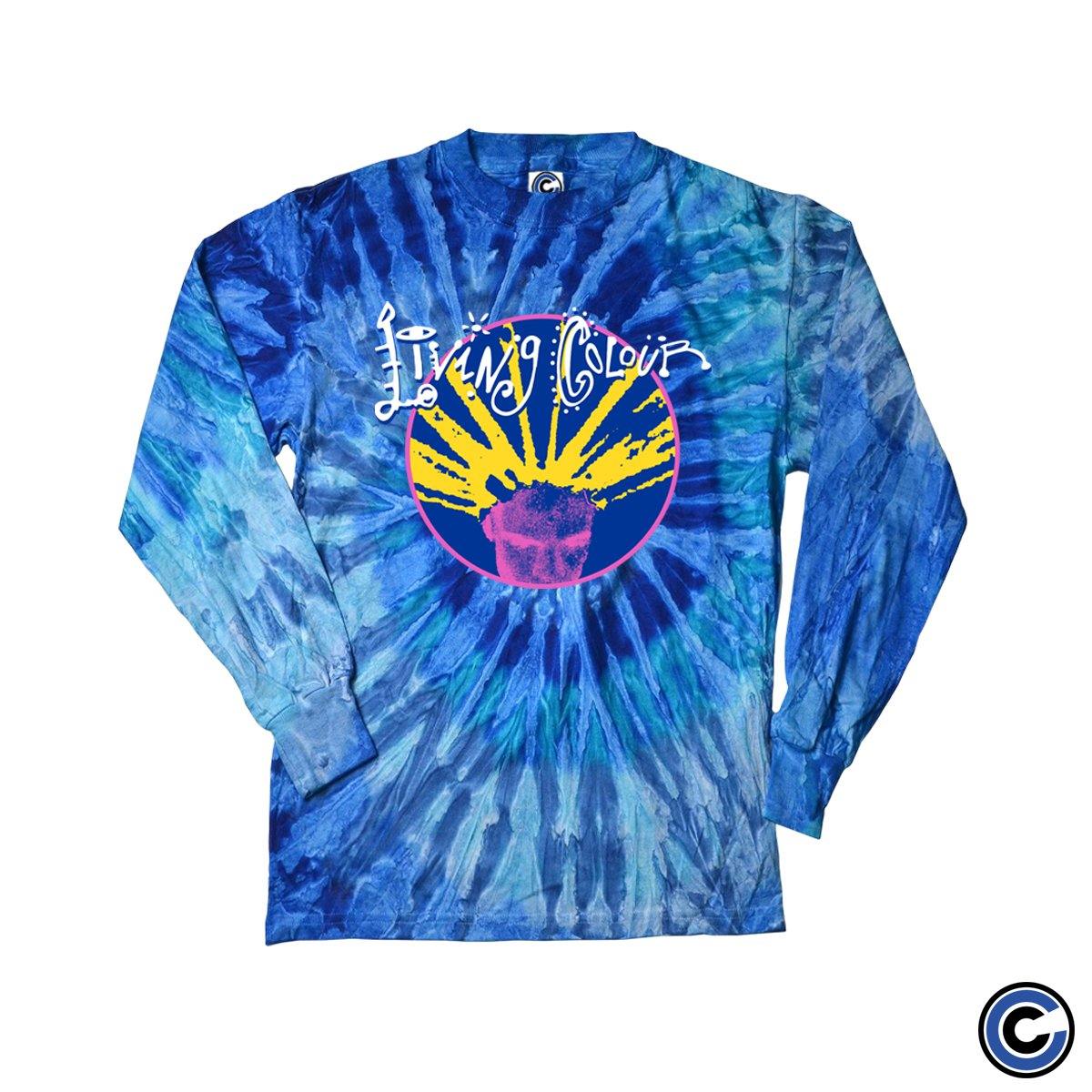 Buy – Living Colour "Ray Head Tie Dye" Long Sleeve – Band & Music Merch – Cold Cuts Merch