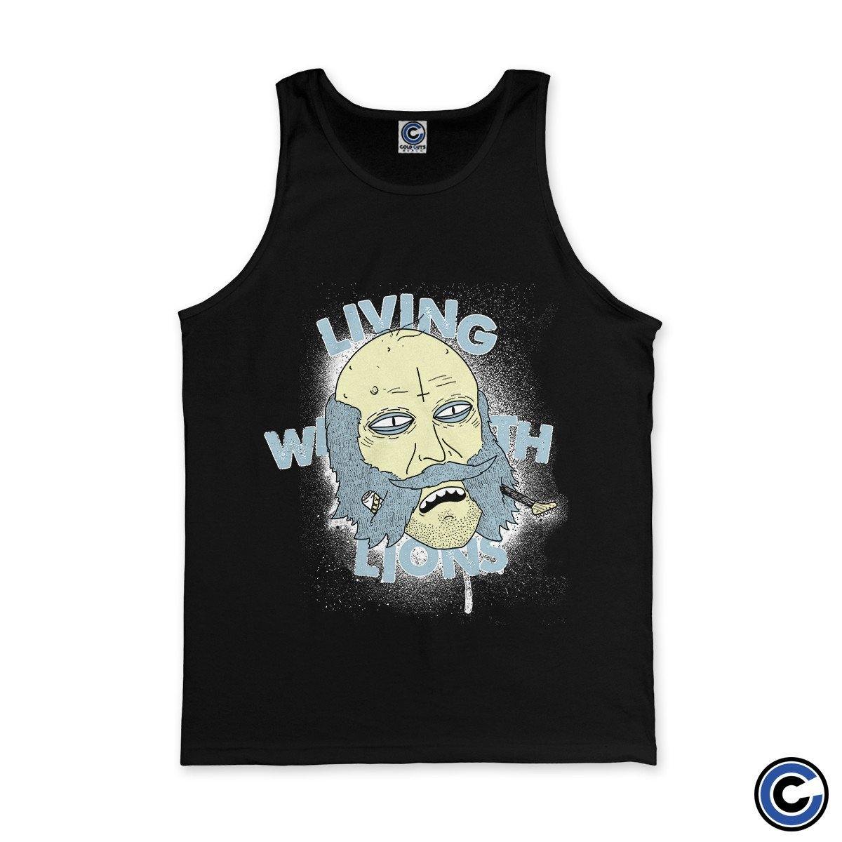 Buy – Living With Lions "Head" Tank – Band & Music Merch – Cold Cuts Merch