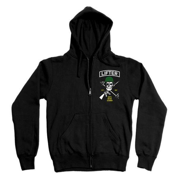 Buy – Lifter "Depth Before Dishonor" Zip Up Hoodie – Band & Music Merch – Cold Cuts Merch
