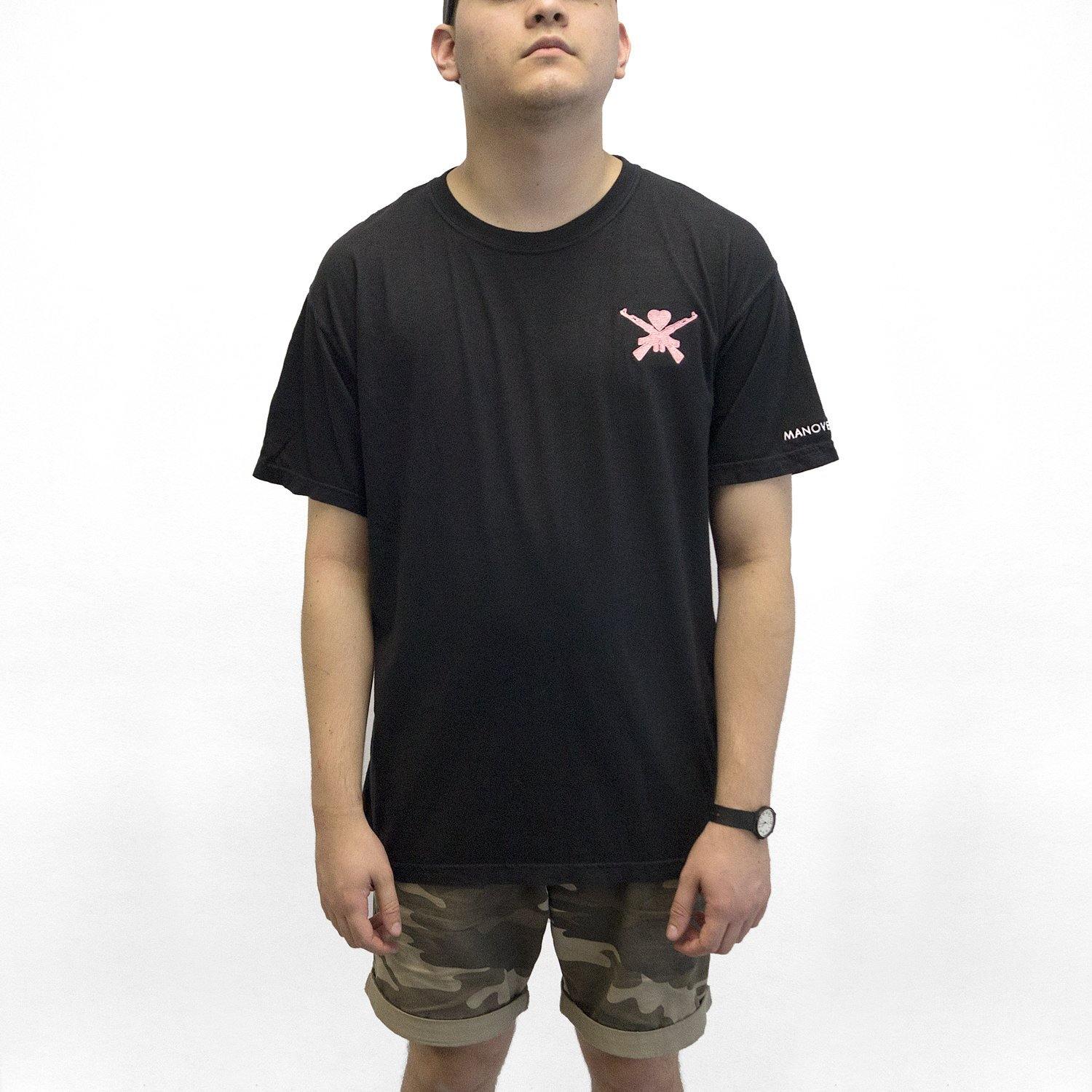 Buy – Man Overboard "Heart and Gun" Embroidered Shirt – Band & Music Merch – Cold Cuts Merch