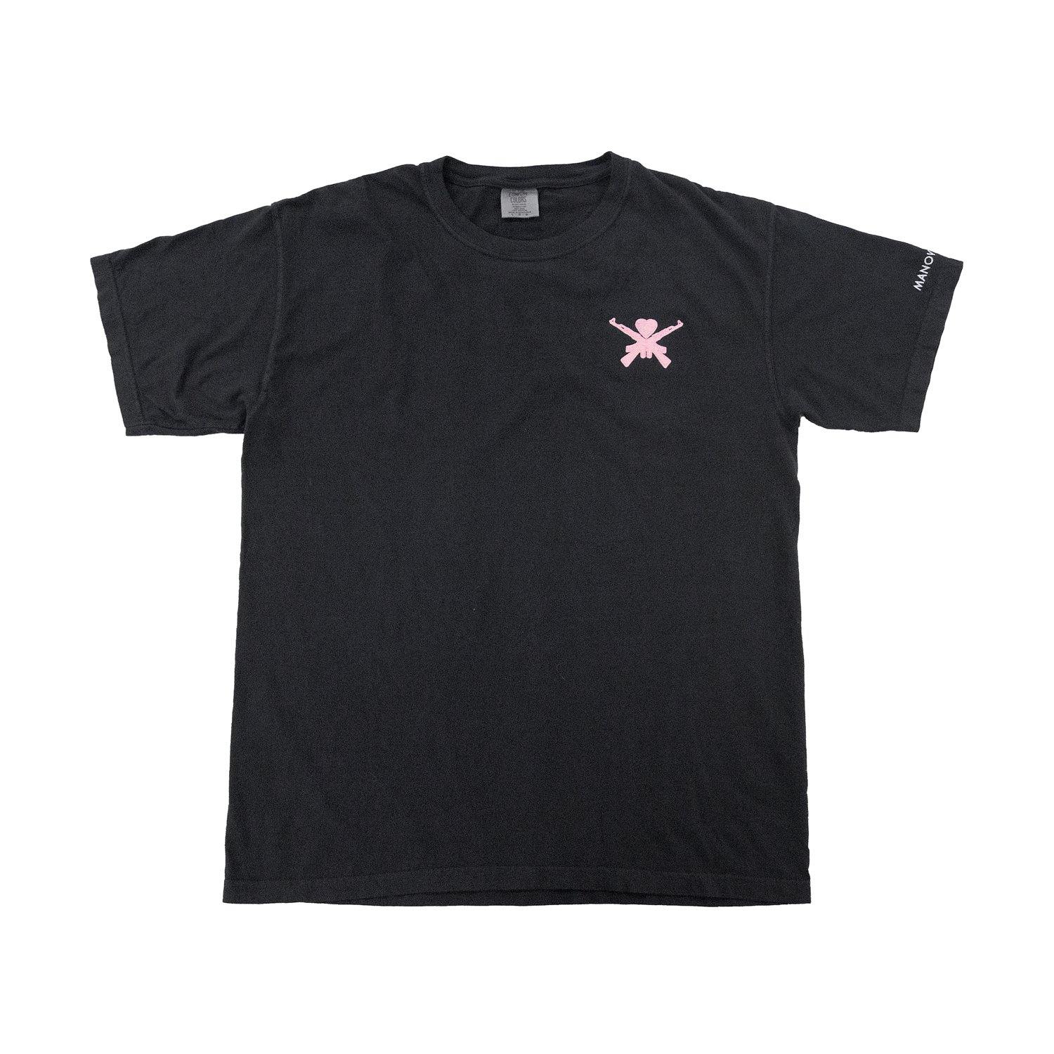 Buy – Man Overboard "Heart and Gun" Embroidered Shirt – Band & Music Merch – Cold Cuts Merch