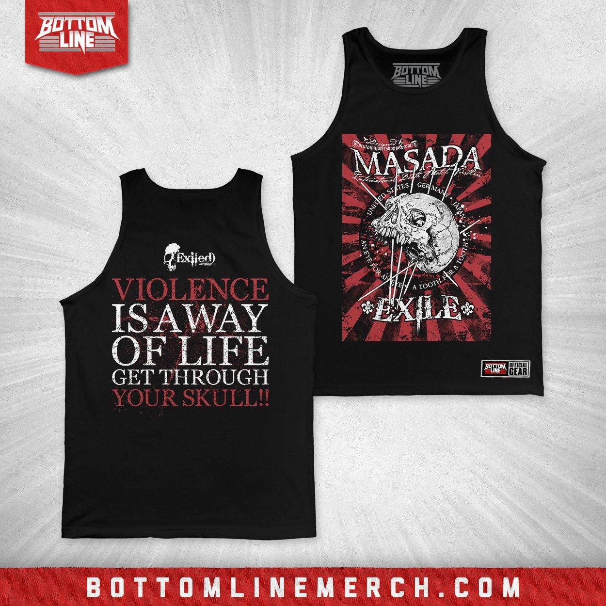 Buy Now – Masada "Exhile" Tank Top – Wrestler & Wrestling Merch – Bottom Line