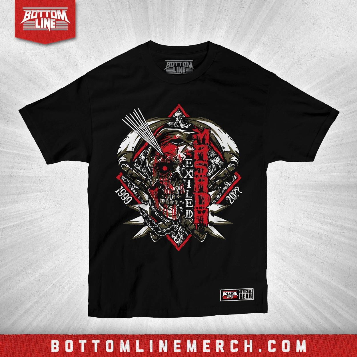 Buy Now – Masada "Skull Skewers" Shirt – Wrestler & Wrestling Merch – Bottom Line