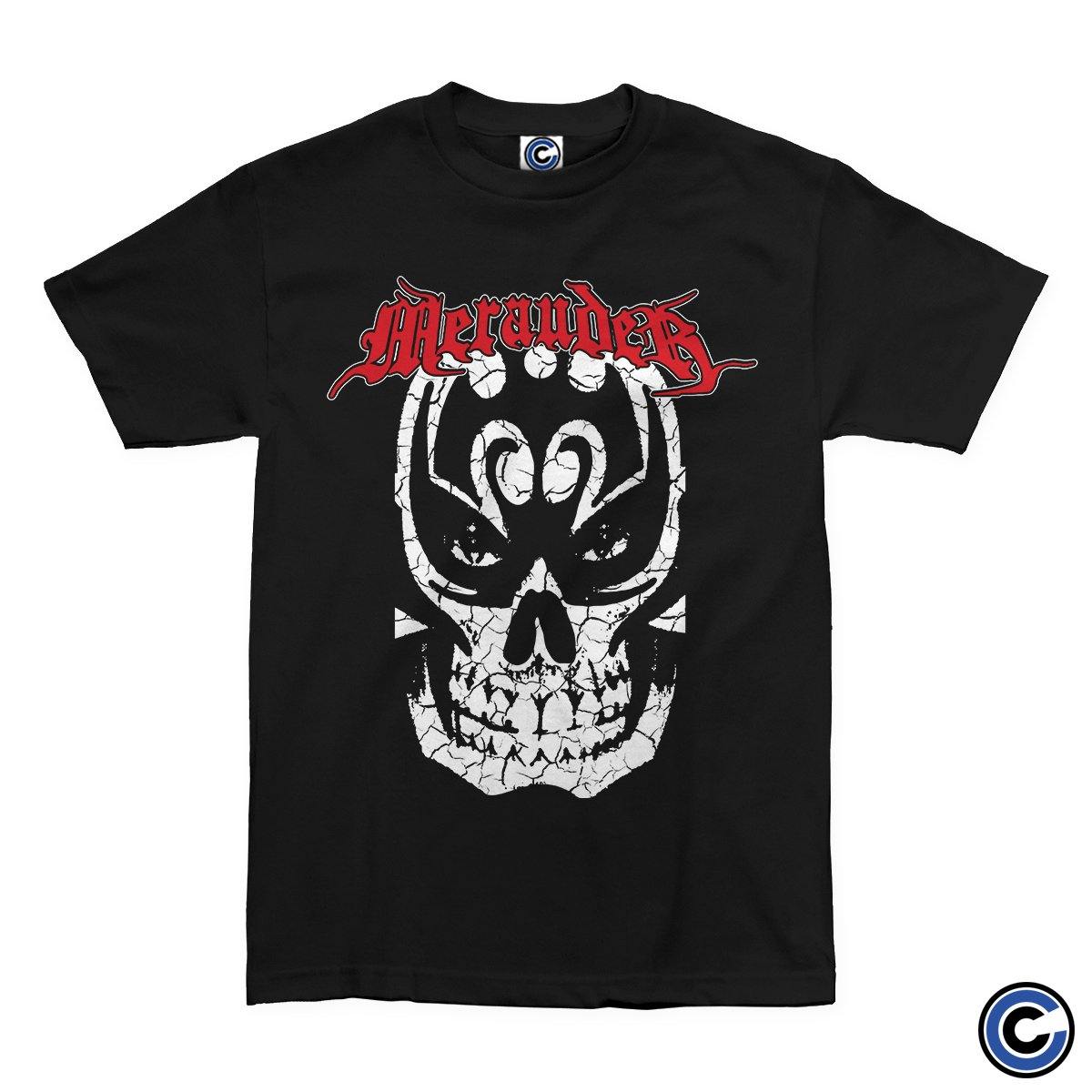 Buy – Merauder "Cracked Skull" Shirt – Band & Music Merch – Cold Cuts Merch