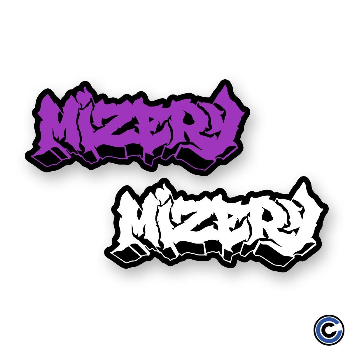 Buy – Mizery "3D Logo" Sticker – Band & Music Merch – Cold Cuts Merch