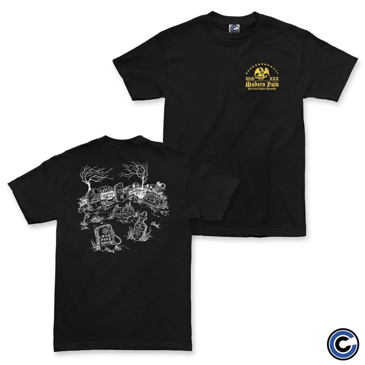 Buy – Modern Pain "Graveyard" Shirt – Band & Music Merch – Cold Cuts Merch