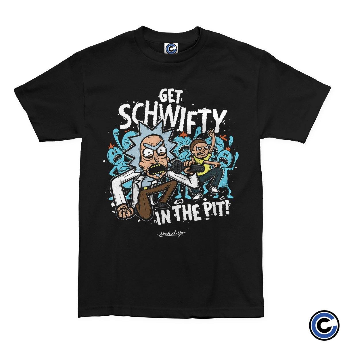 Buy – Mosh It Up "Schwifty In The Pit" Shirt – Band & Music Merch – Cold Cuts Merch