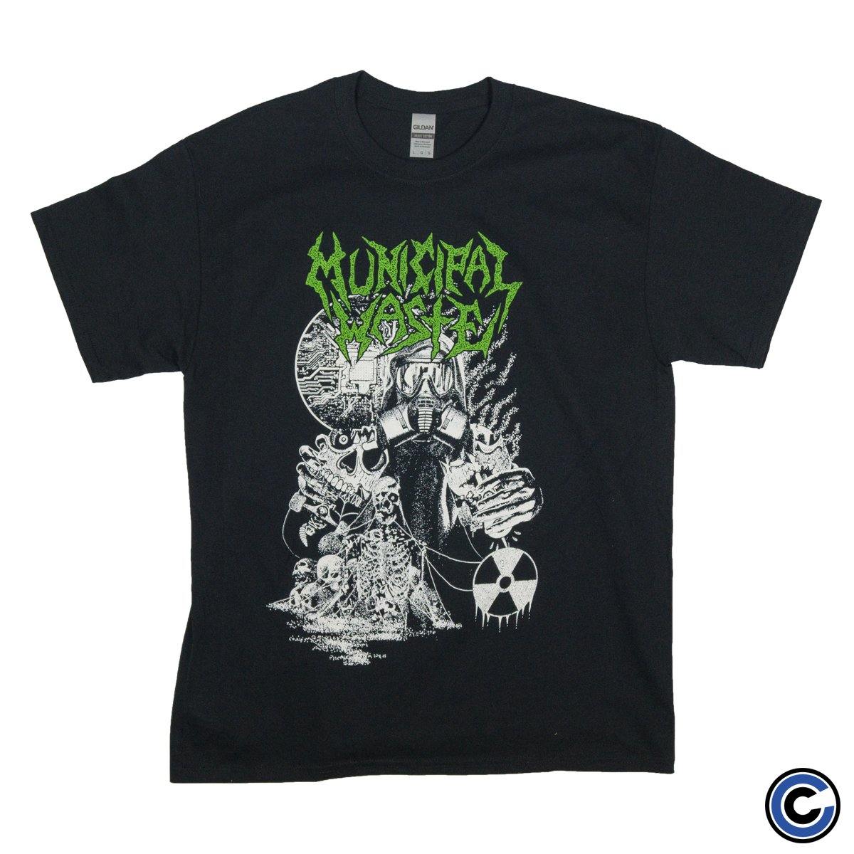 Buy – Municipal Waste "Biotech Gasmask" Shirt – Band & Music Merch – Cold Cuts Merch