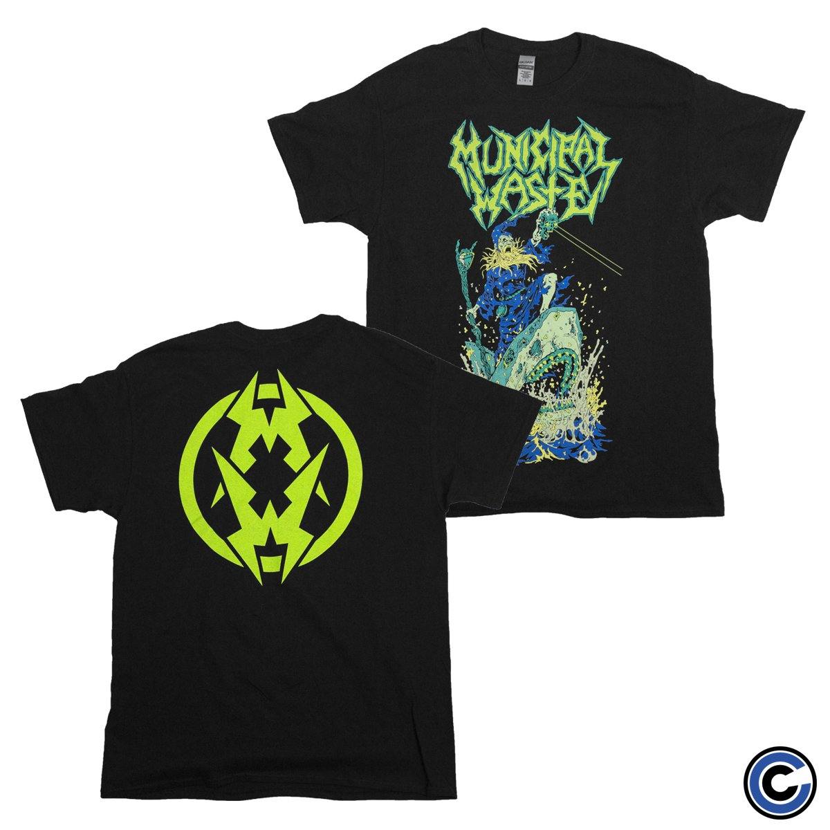 Buy – Municipal Waste "Glow Shark" Shirt – Band & Music Merch – Cold Cuts Merch