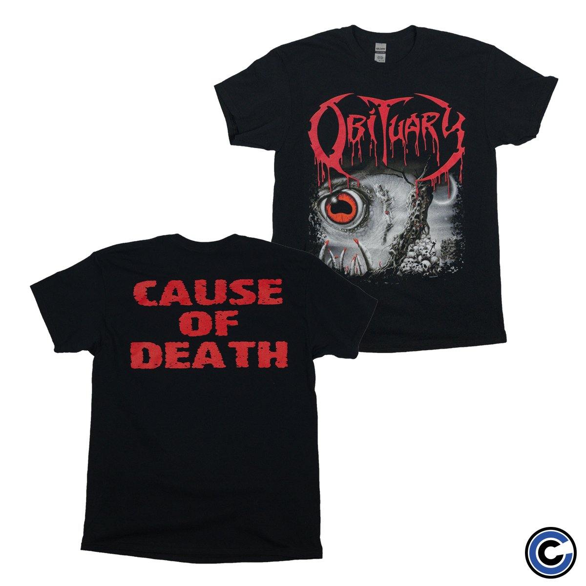 Buy – Obituary "Cause of Death" Shirt – Band & Music Merch – Cold Cuts Merch