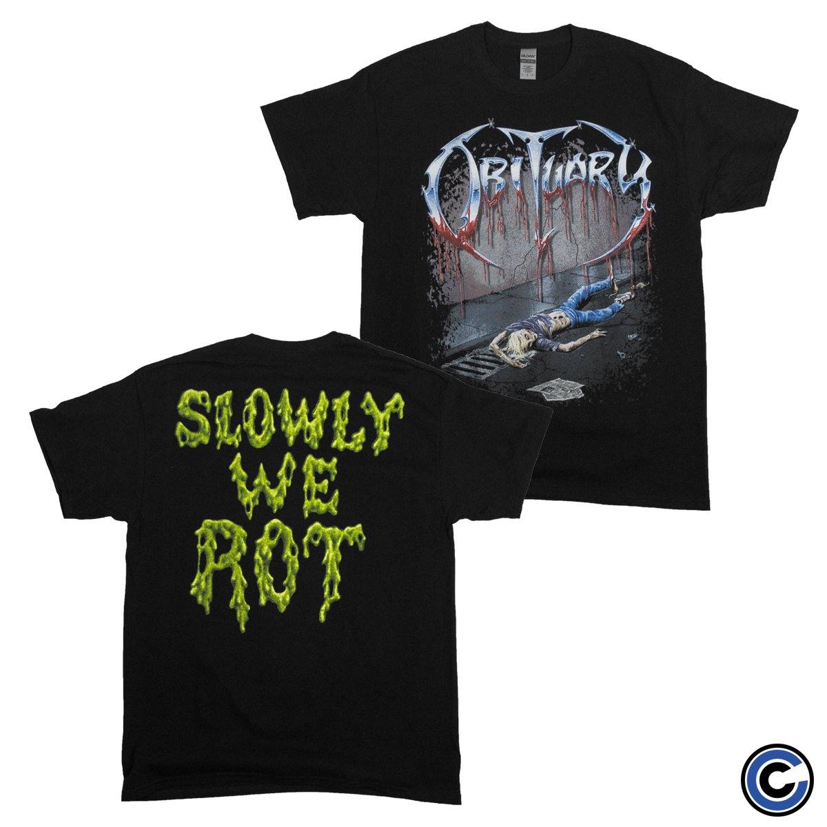 Buy – Obituary "Slowly We Rot" Shirt – Band & Music Merch – Cold Cuts Merch