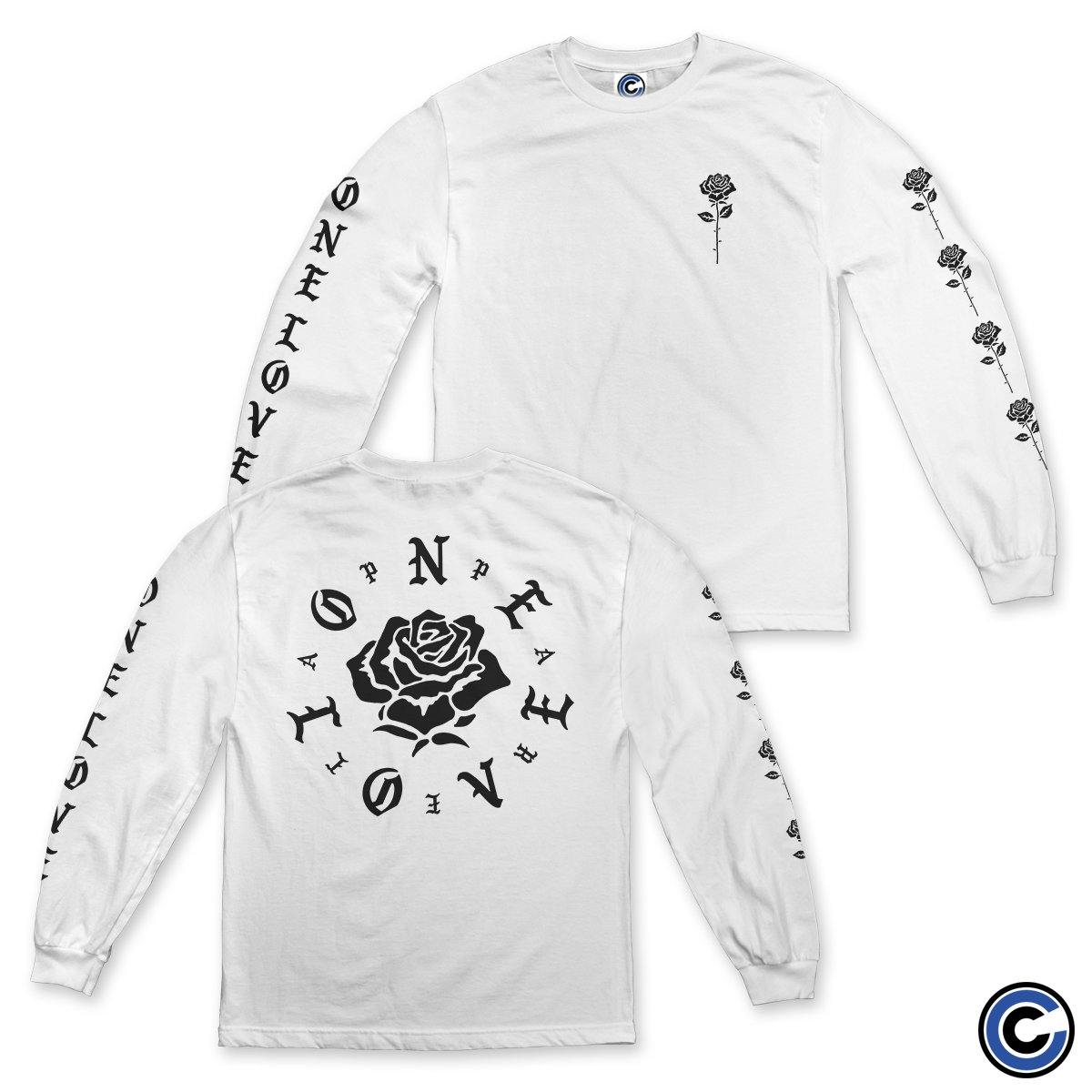 Buy – One Love Apparel "Big and Small Rose" Long Sleeve – Band & Music Merch – Cold Cuts Merch