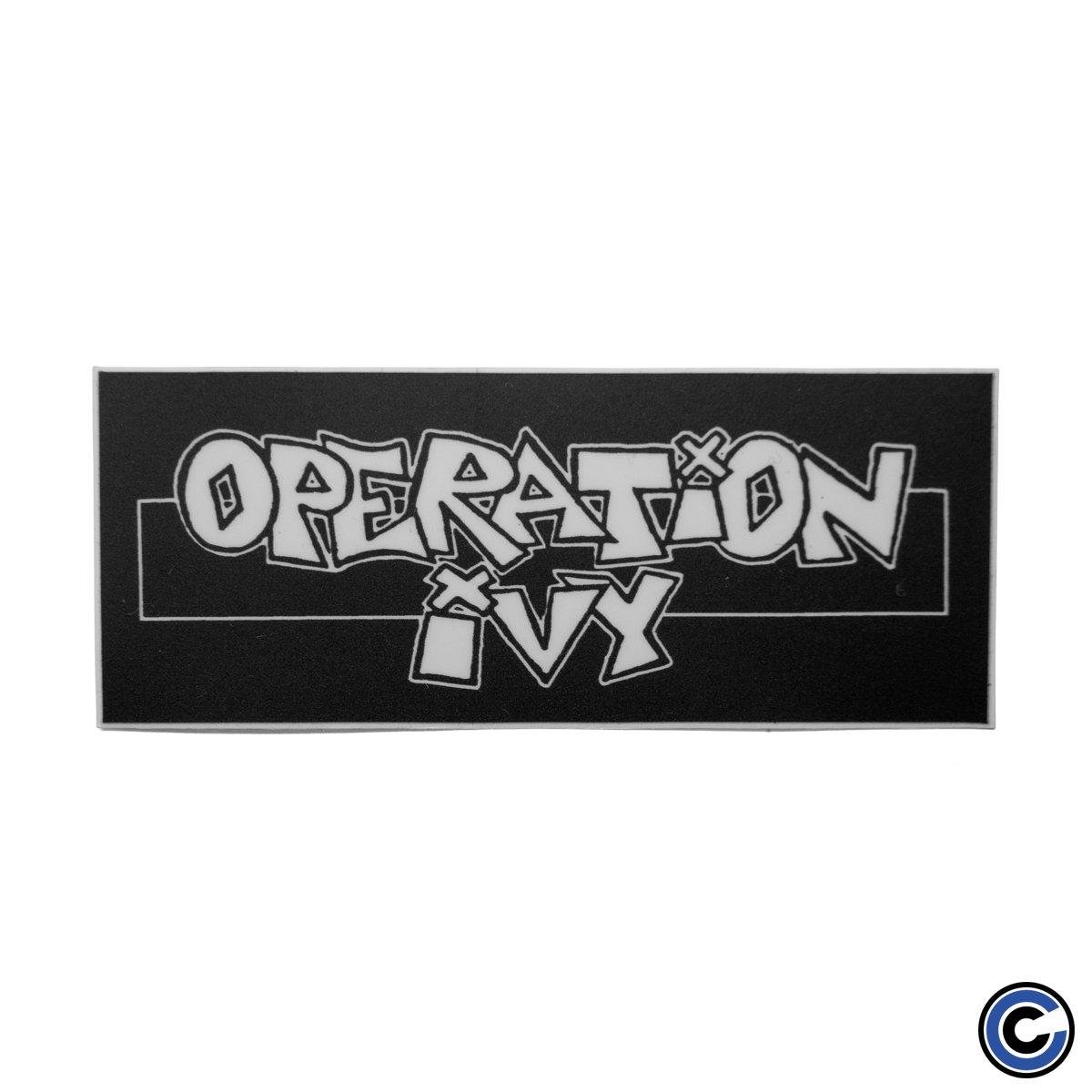 Buy – Operation Ivy "Logo" Sticker – Band & Music Merch – Cold Cuts Merch