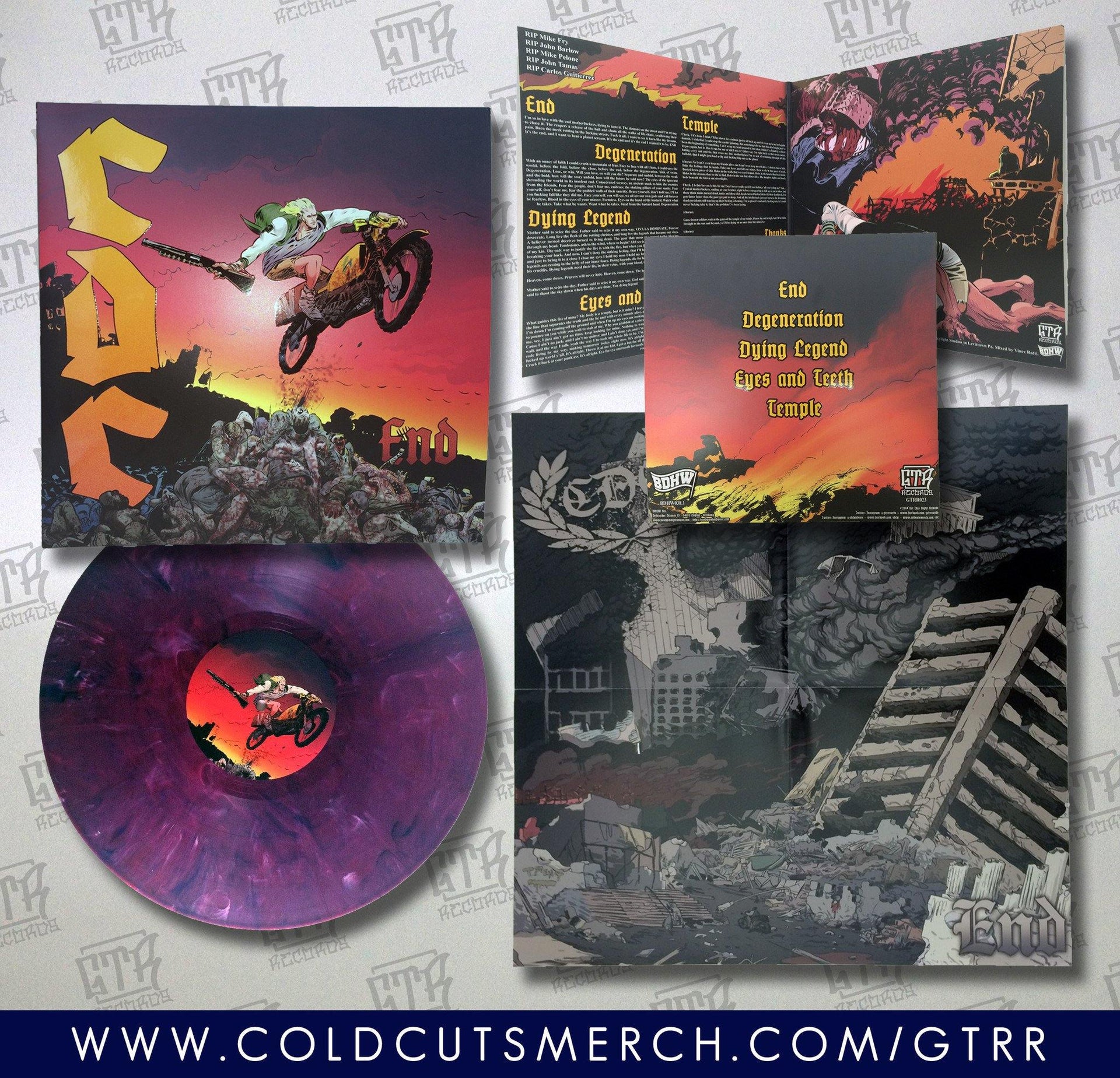 Buy – CDC "End" 12" – Band & Music Merch – Cold Cuts Merch