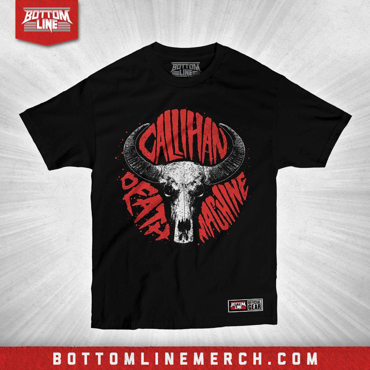 Buy Now – Sami Callihan "Buffalo Skull" Shirt – Wrestler & Wrestling Merch – Bottom Line